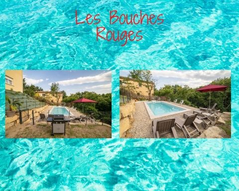 Gite avec piscine à Vesseaux